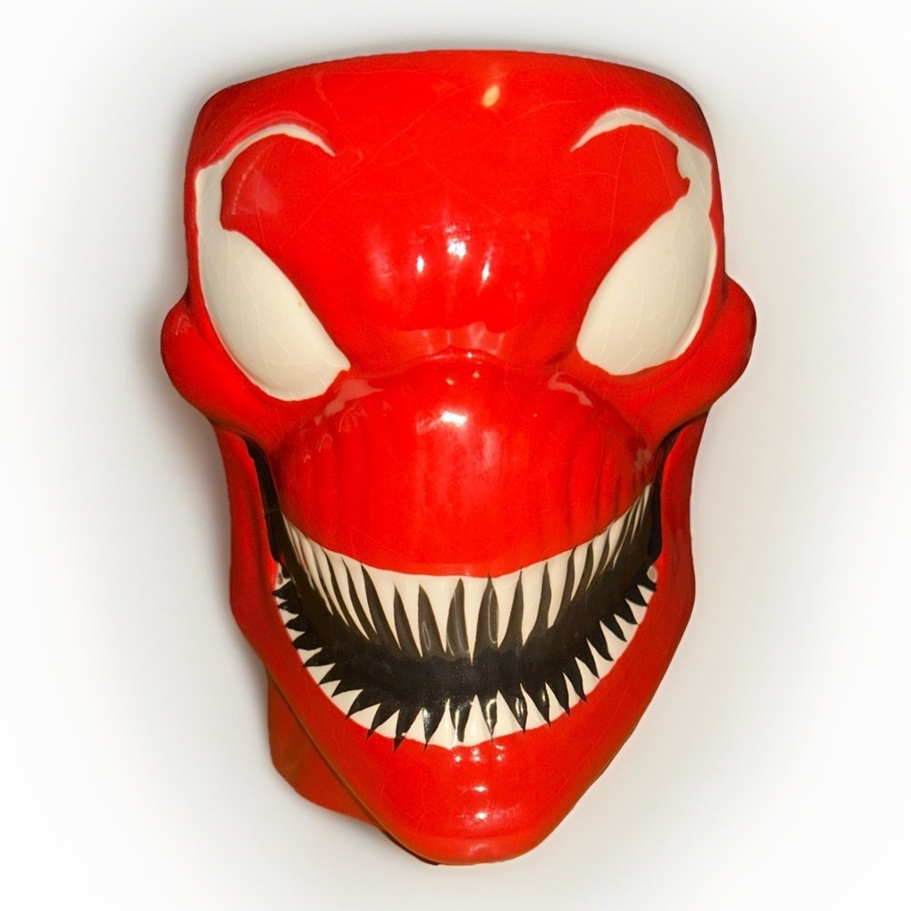 Marvel Carnage Head 16 Oz Ceramic Large Coffee Mug Red Pre-Owned